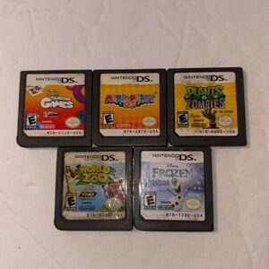5 Nintendo DS Gameboy Video Games